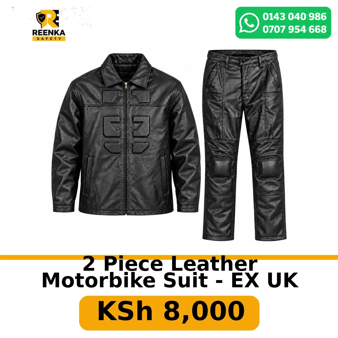 2 Piece Leather Motorbike Suit - EX UK in Motorcycle/Rider Safety – Reenka Safety Kenya branded product image