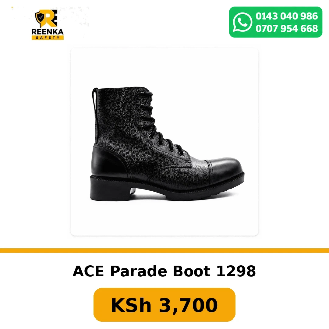 ACE Parade Boot 1298 Combat Boots branded catalogue image, Reenka Safety Kenya