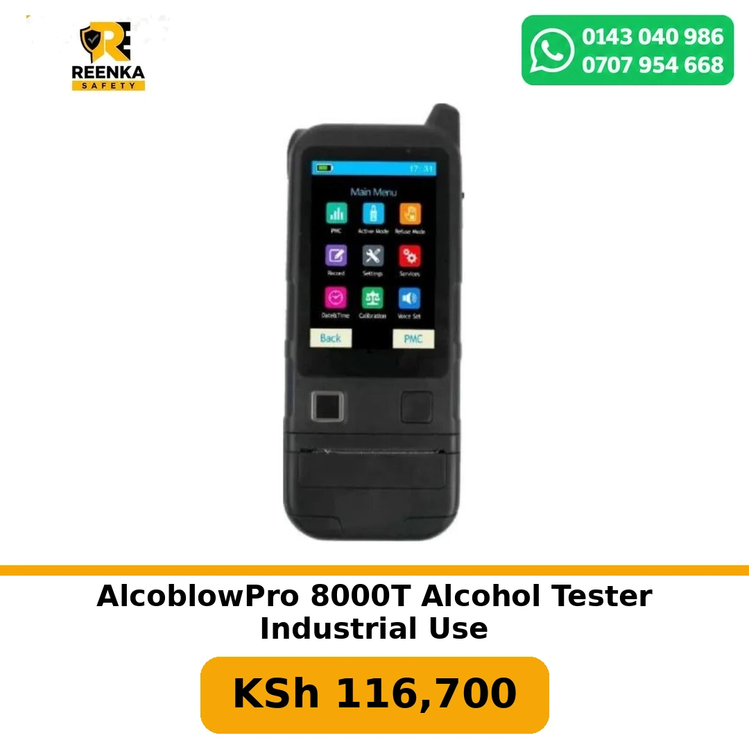 AlcoblowPro 8000T Alcohol Tester Industrial Use in Breathalyzer / Alcoblow – Reenka Safety Kenya branded product image