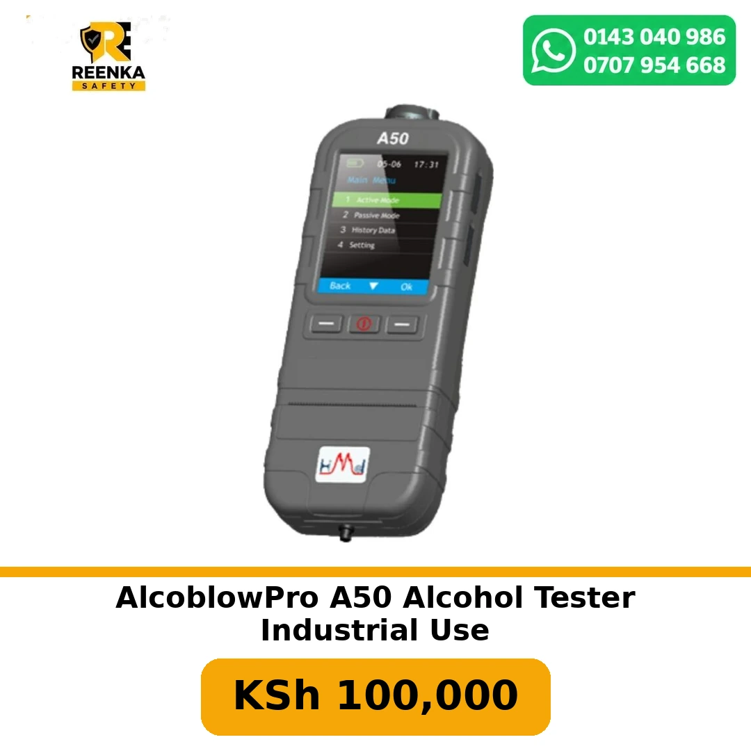 AlcoblowPro A50 Alcohol Tester Industrial Use in Breathalyzer / Alcoblow – Reenka Safety Kenya branded product image