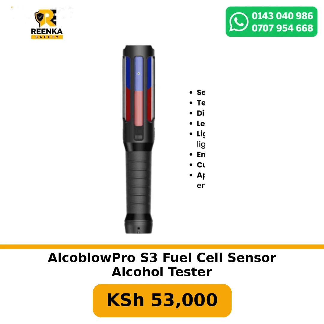 AlcoblowPro S3 Fuel Cell Sensor Alcohol Tester in Breathalyzer / Alcoblow – Reenka Safety Kenya branded product image