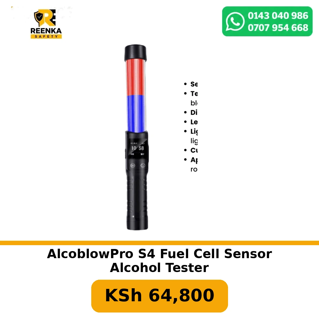 AlcoblowPro S4 Fuel Cell Sensor Alcohol Tester in Breathalyzer / Alcoblow – Reenka Safety Kenya branded product image