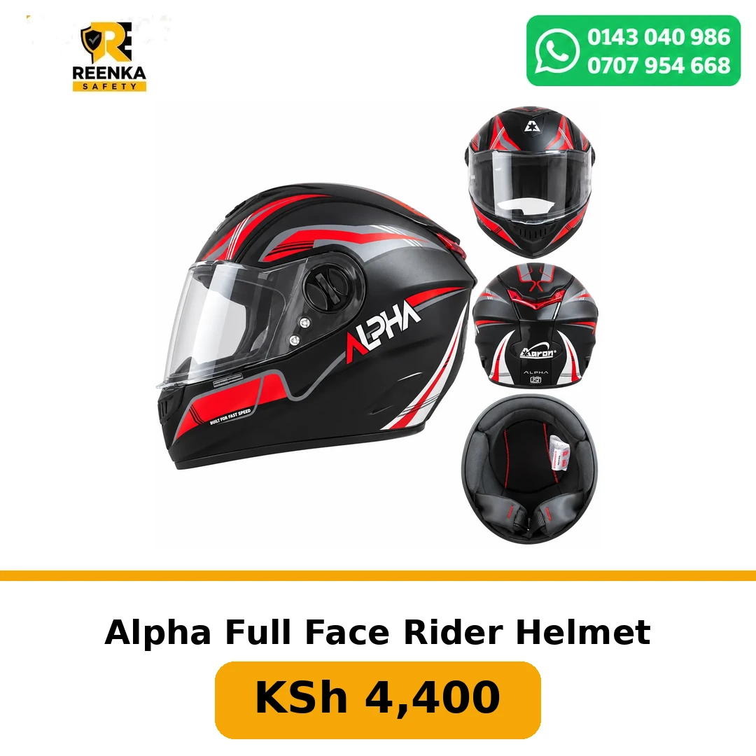 Alpha Full Face Rider Helmet