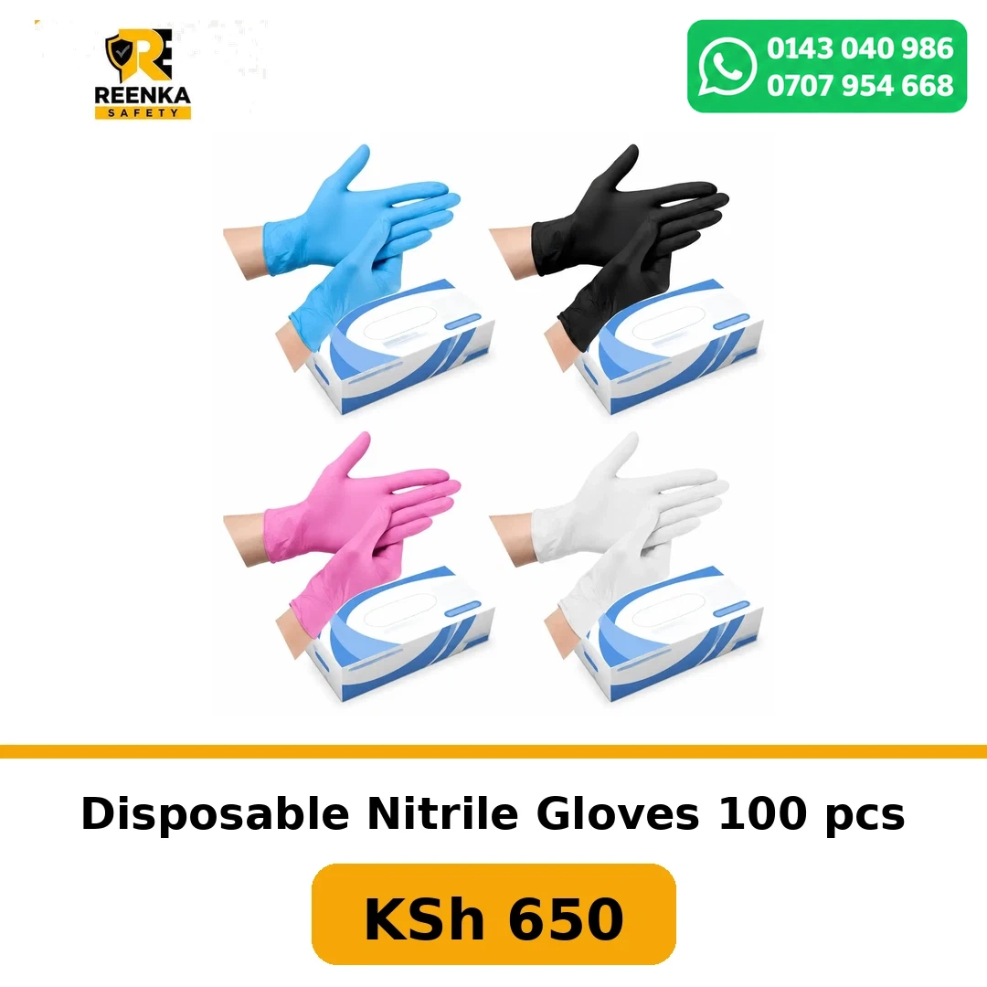Disposable Nitrile Gloves 100 pcs