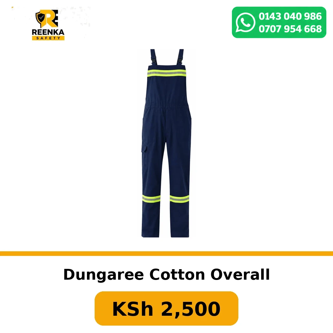 Dungaree Cotton Overall Overalls branded catalogue image, Reenka Safety Kenya