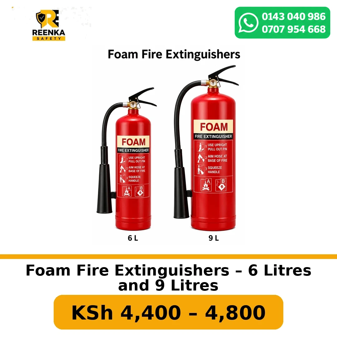 Foam Fire Extinguishers – 6 Litres and 9 Litres