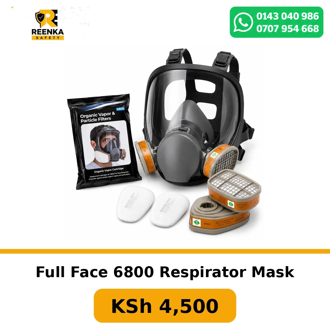 Full Face 6800 Respirator Mask in Respirator and Masks – Reenka Safety Kenya branded product image