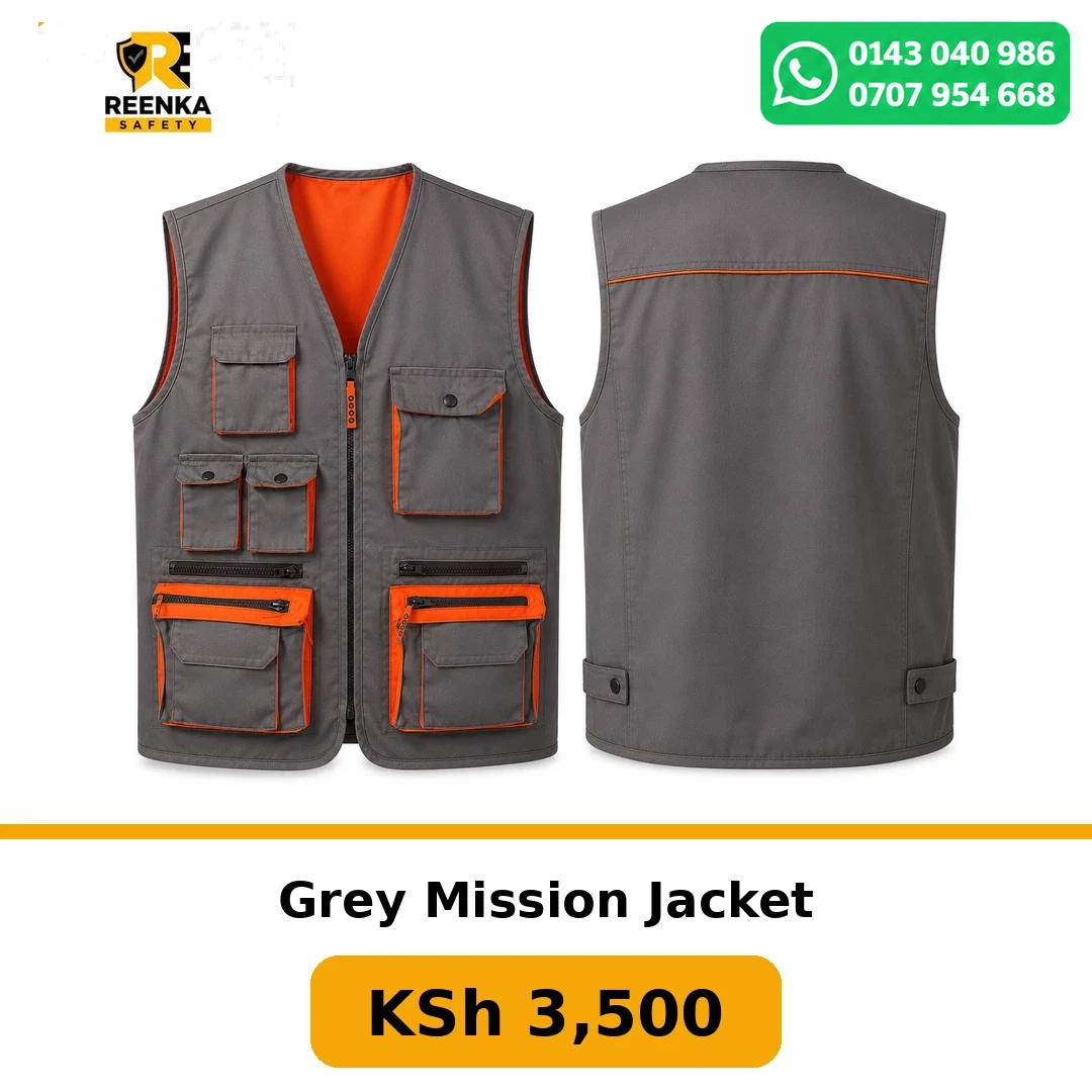 Grey Mission Jacket