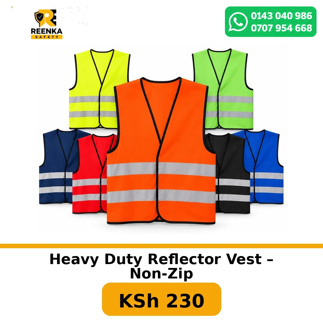 Heavy Duty Reflector Vest – Non-Zip