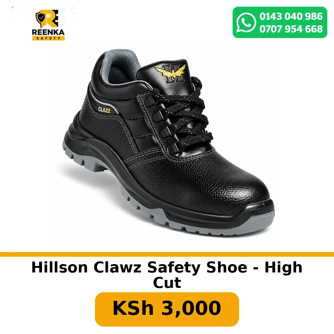 Hillson Clawz Safety Shoe - High Cut Safety Shoes branded catalogue image, Reenka Safety Kenya