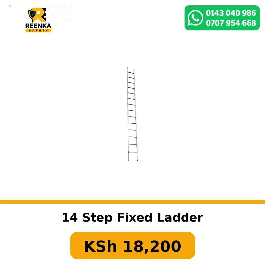 14 Step Fixed Ladder in Ladders – Reenka Safety Kenya branded product image
