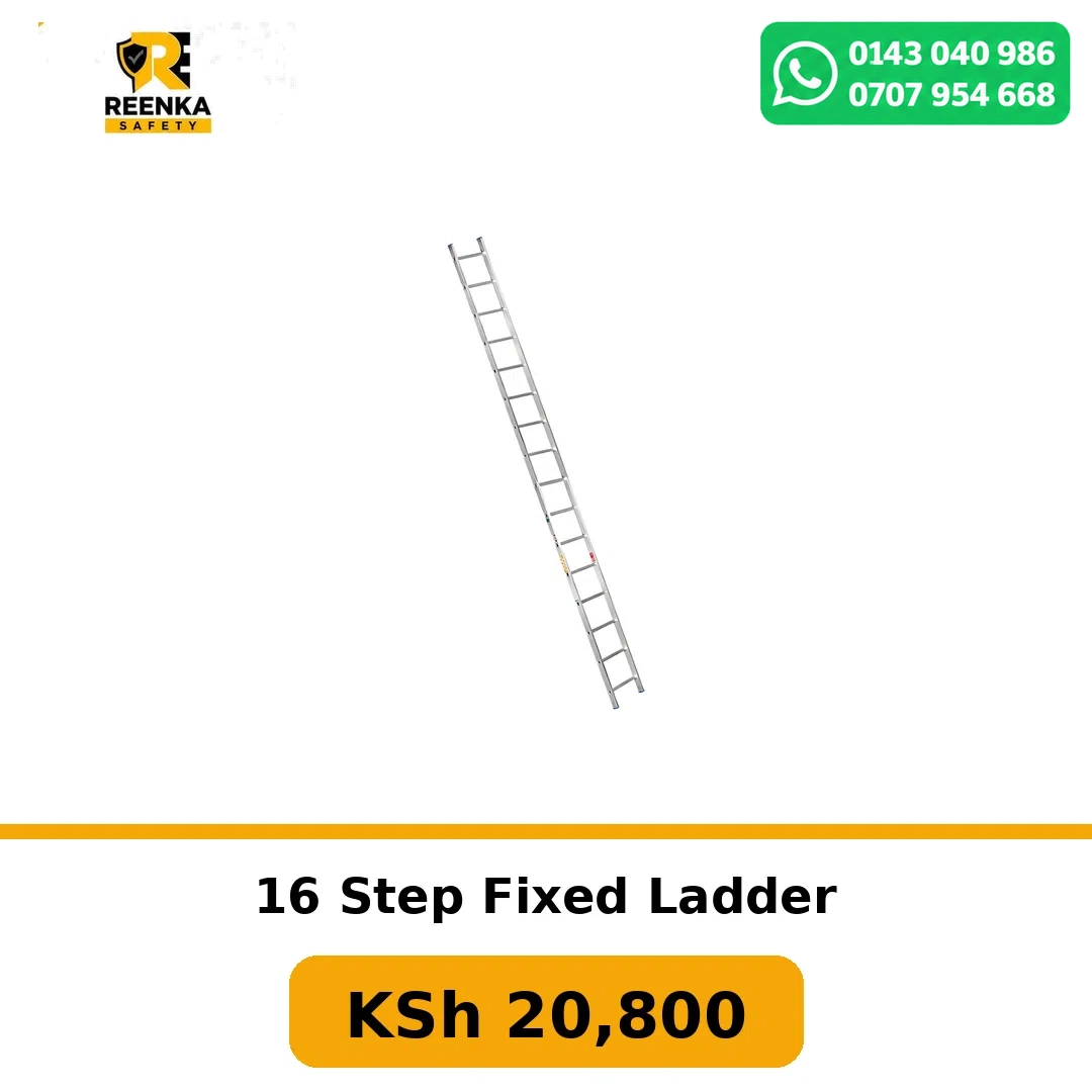 16 Step Fixed Ladder in Ladders – Reenka Safety Kenya branded product image