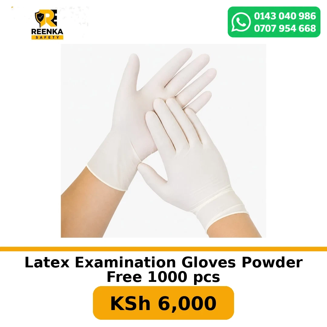 Latex Examination Gloves Powder Free 1000 pcs