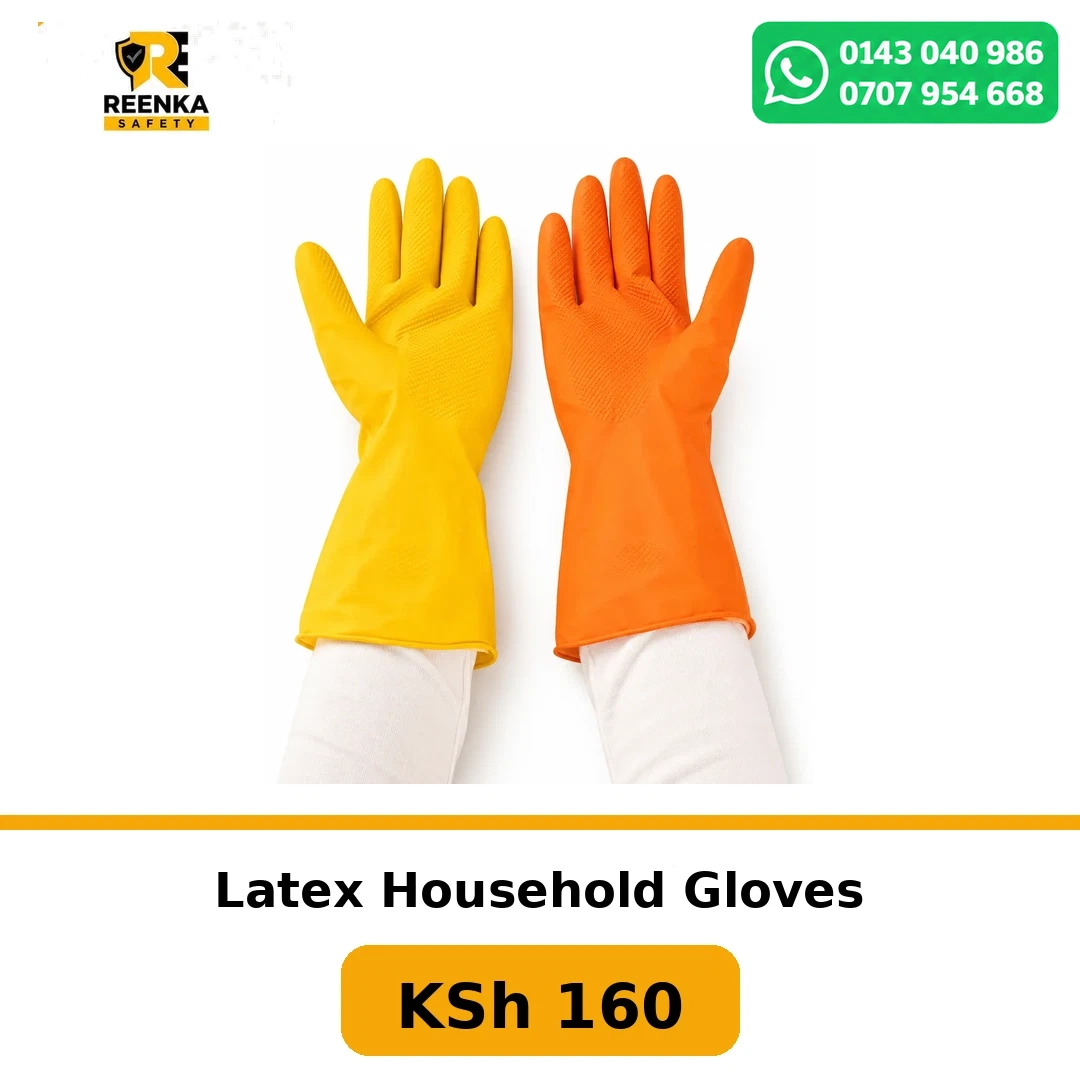 Latex Household Gloves in Safety Gloves – Reenka Safety Kenya branded product image