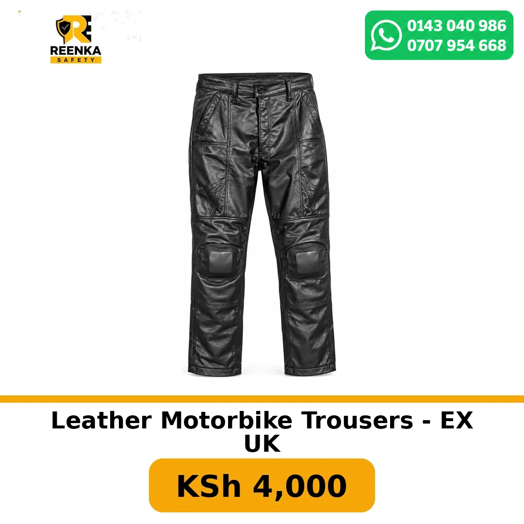 Leather Motorbike Trousers - EX UK in Motorcycle/Rider Safety – Reenka Safety Kenya branded product image