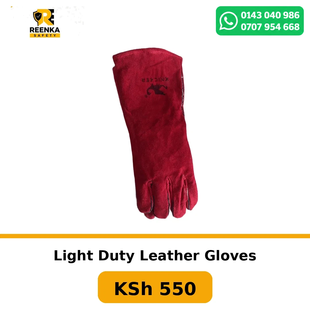 Light Duty Leather Gloves in Safety Gloves – Reenka Safety Kenya branded product image