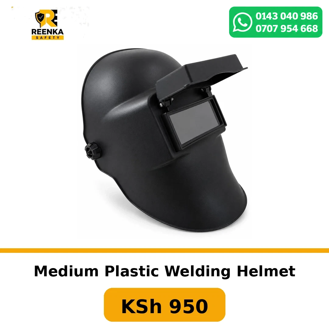 Medium Plastic Welding Helmet Helmets branded catalogue image, Reenka Safety Kenya