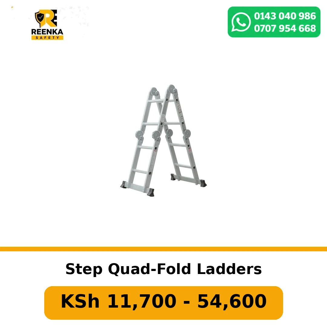 Step Quad-Fold Ladders
