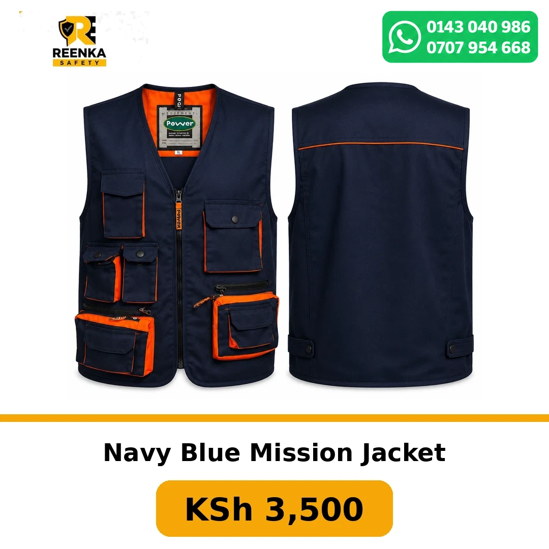 Navy Blue Mission Jacket