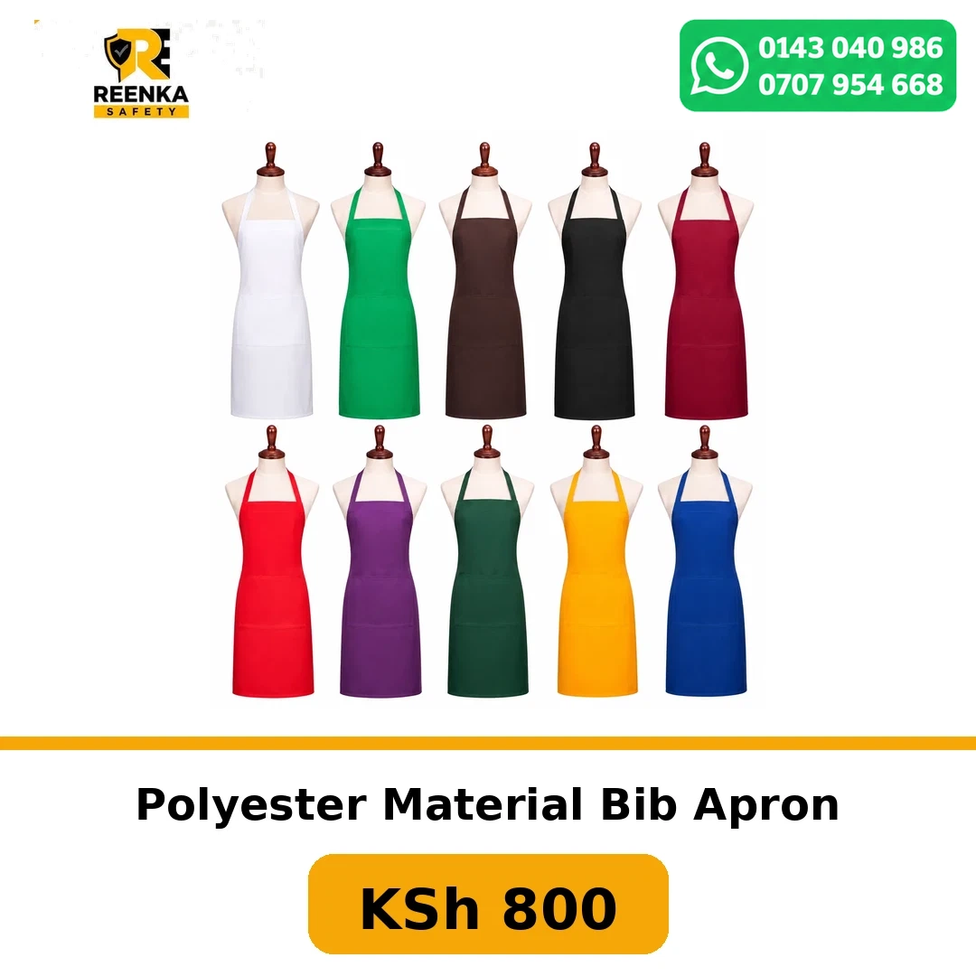 Polyester Material Bib Apron