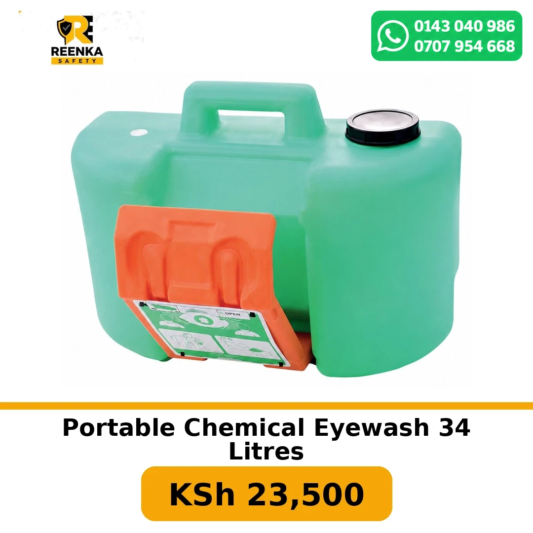 Portable Chemical Eyewash 34 Litres in Eye and Face Protection – Reenka Safety Kenya branded product image