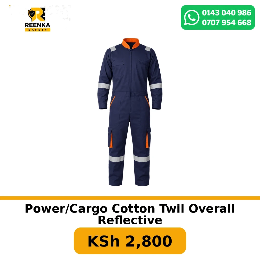 Power/Cargo Cotton Twil Overall Reflective