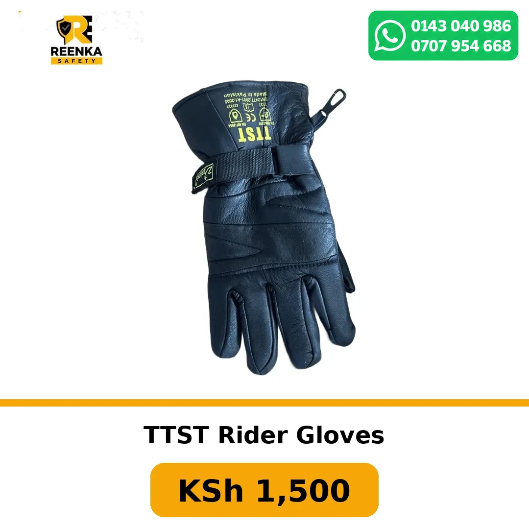 TTST Rider Gloves Safety Gloves branded catalogue image, Reenka Safety Kenya
