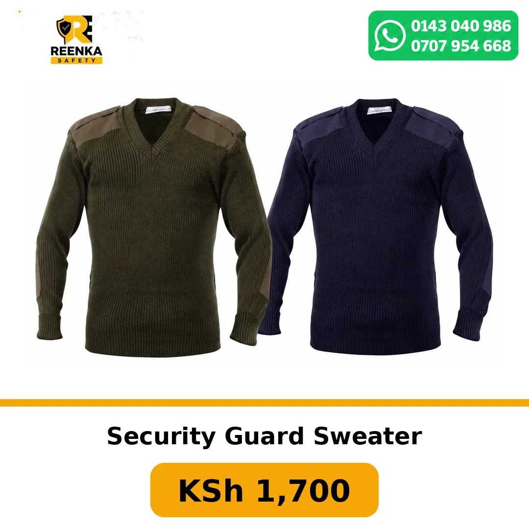 Security Guard Sweater More Safety Products branded catalogue image, Reenka Safety Kenya