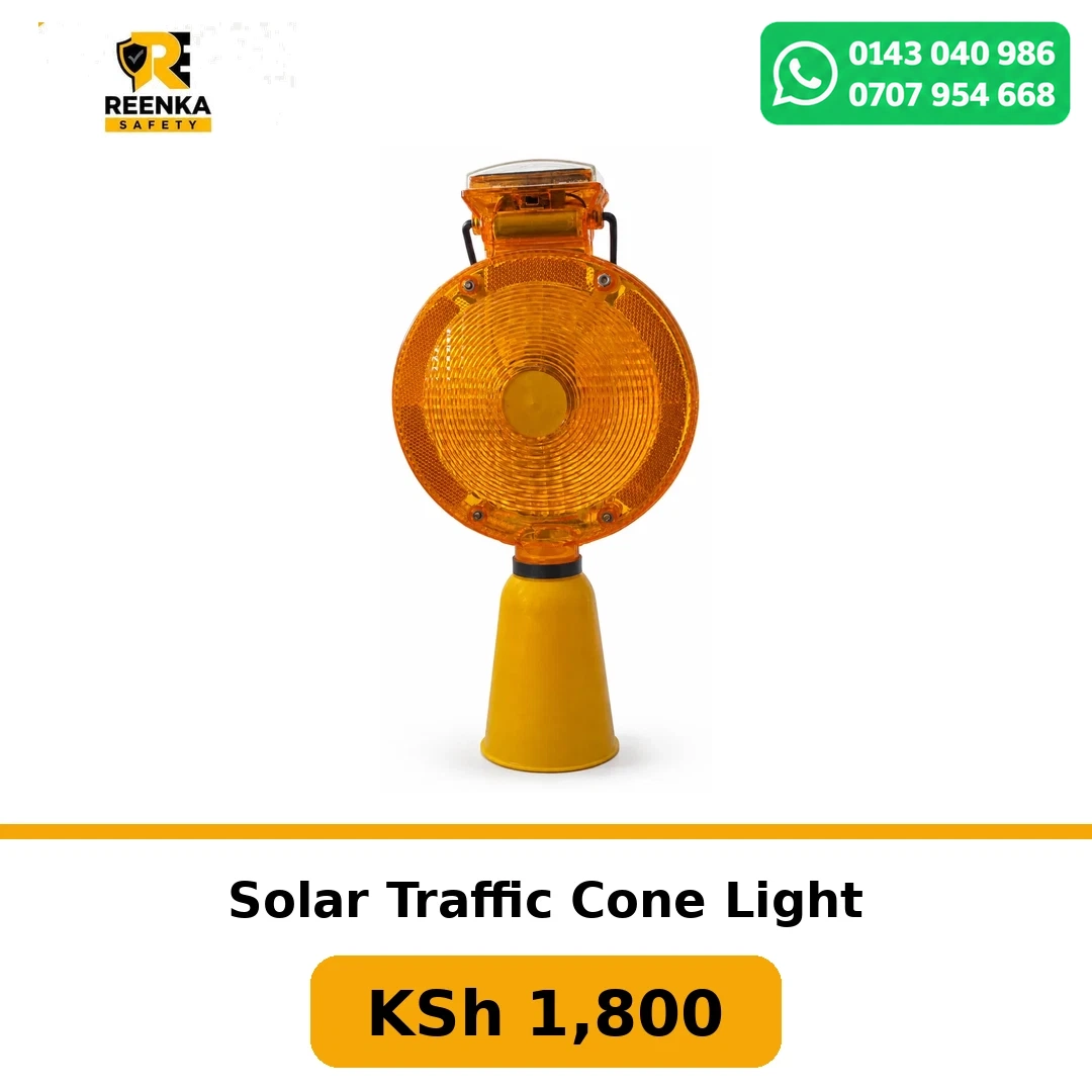 Solar Traffic Cone Light