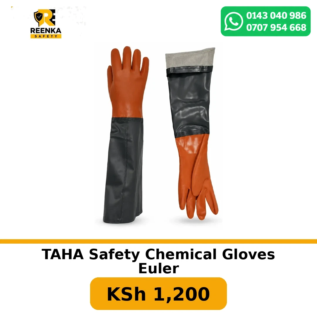 TAHA Safety Chemical Gloves Euler Safety Gloves branded catalogue image, Reenka Safety Kenya