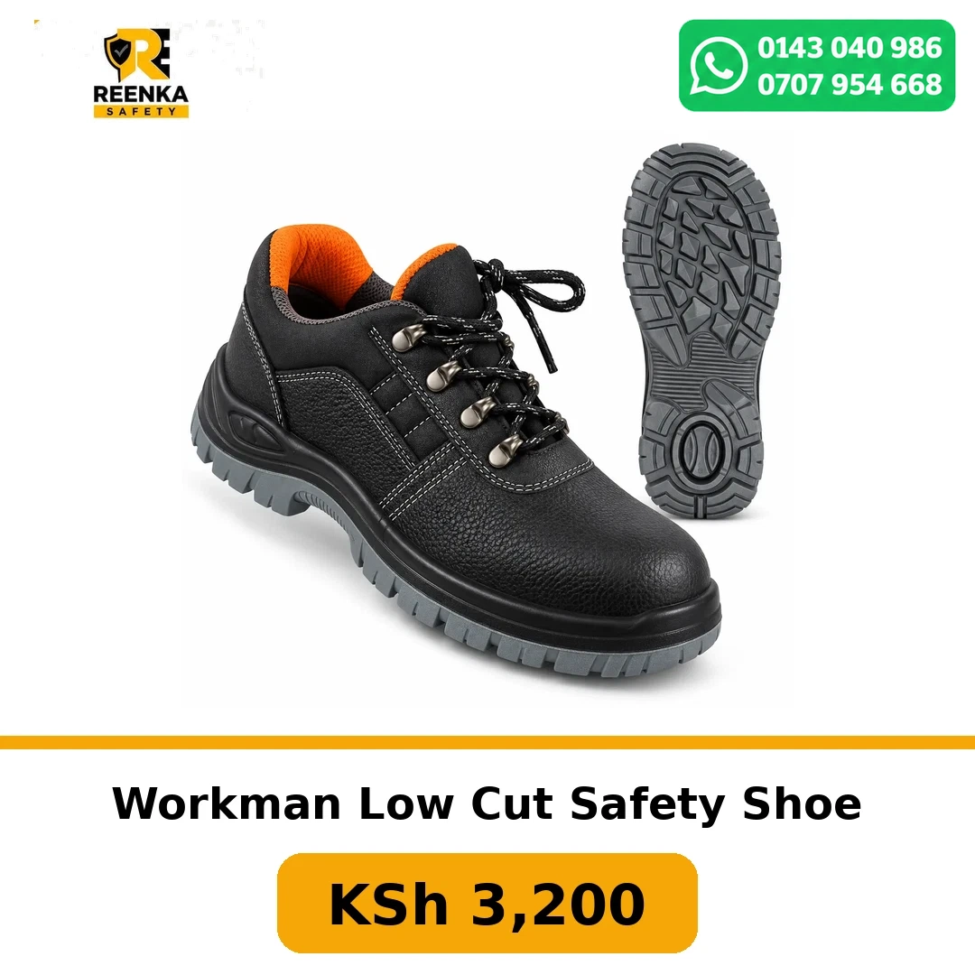 Workman Low Cut Safety Shoe Safety Shoes branded catalogue image, Reenka Safety Kenya