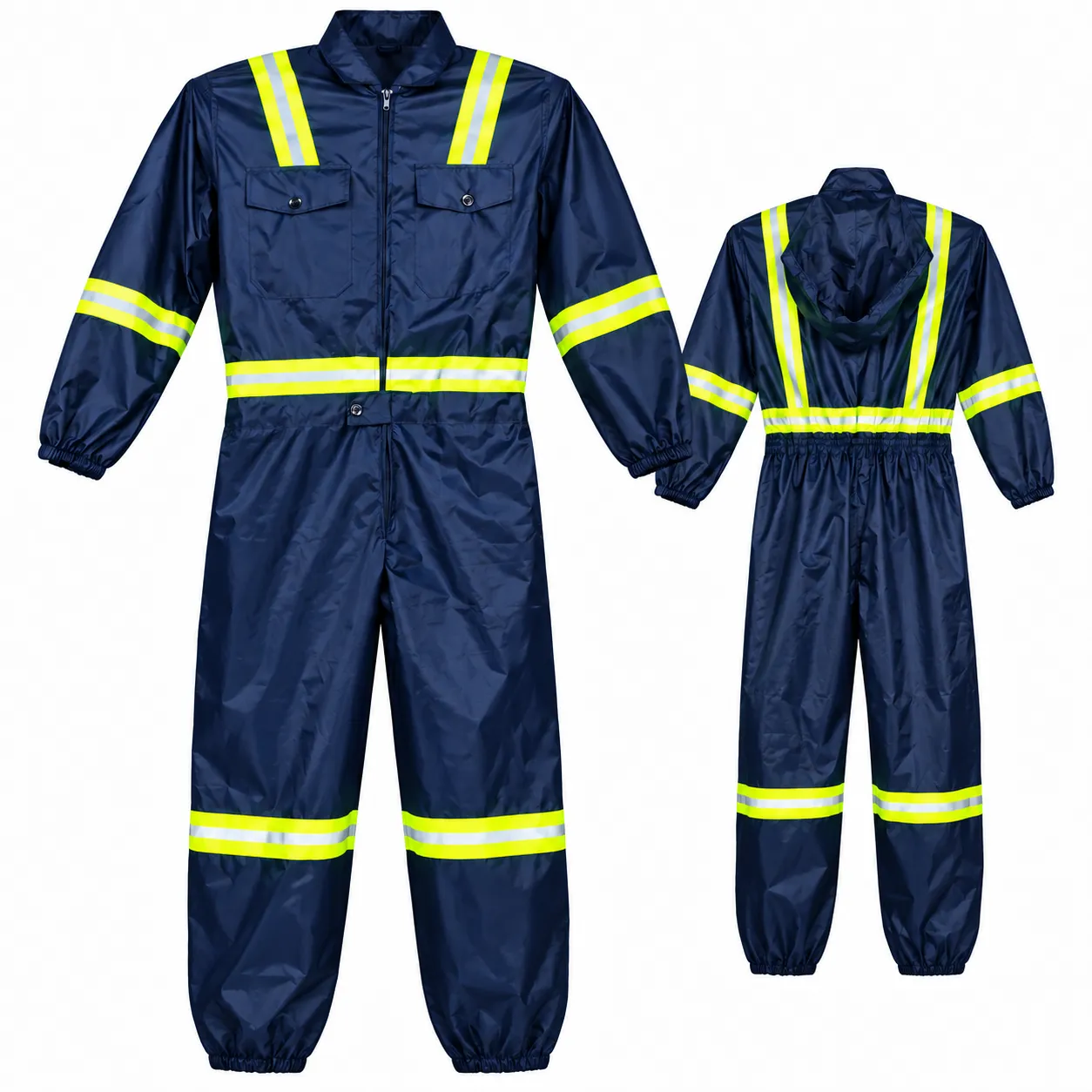 Reflective Waterproof Overall with Lining
