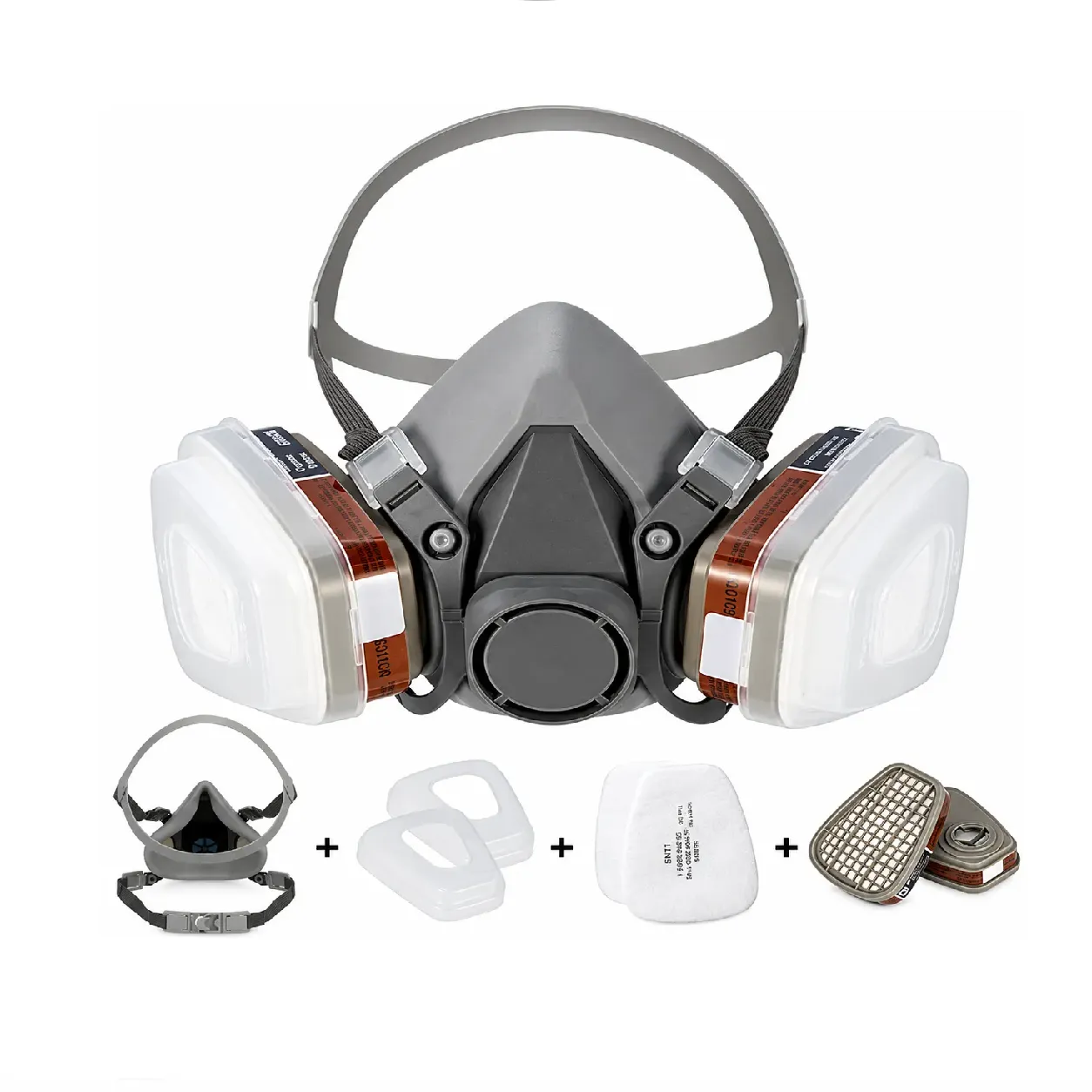 3M Reusable Half-Face Respirator Mask 6300