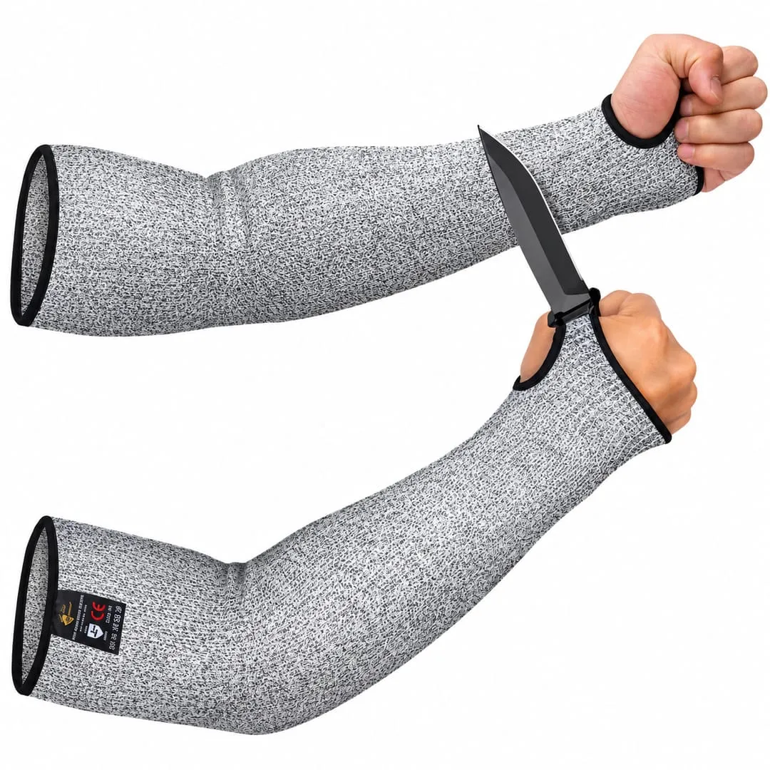 Cut-Resistant Protective Arm Sleeves – Pair