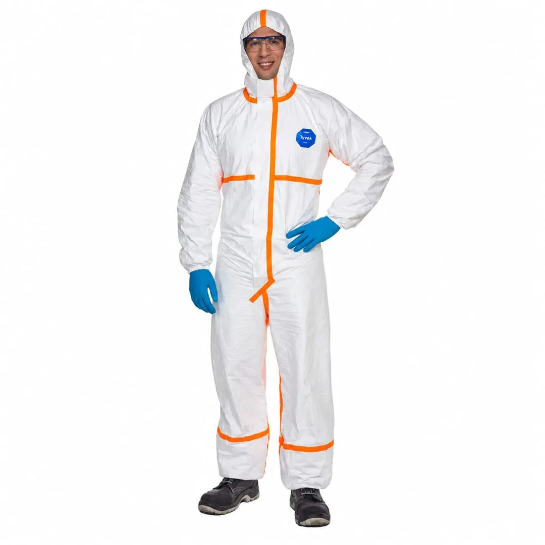 Tyvek 800J Protective Coverall – Contrast-Sealed Seams