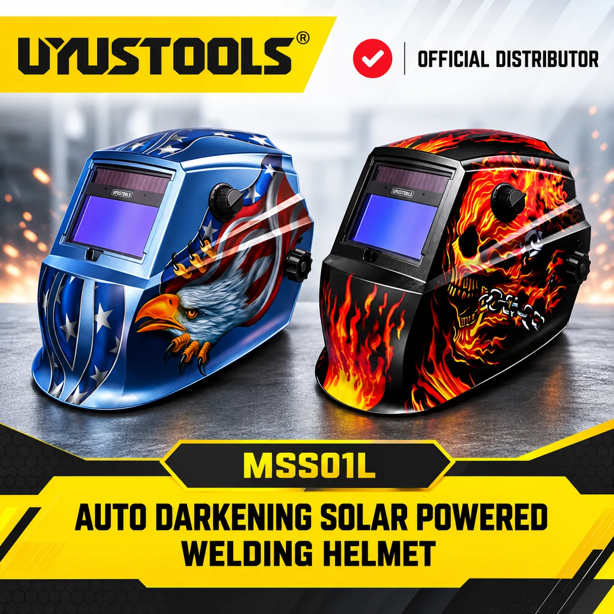 Welding Helmet Auto Darkening – UYUSTOOLS MSS01L