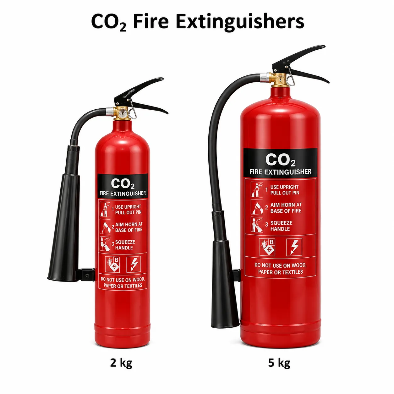 CO₂ Fire Extinguishers – 2 kg and 5 kg in Kenya - Reenka Safety
