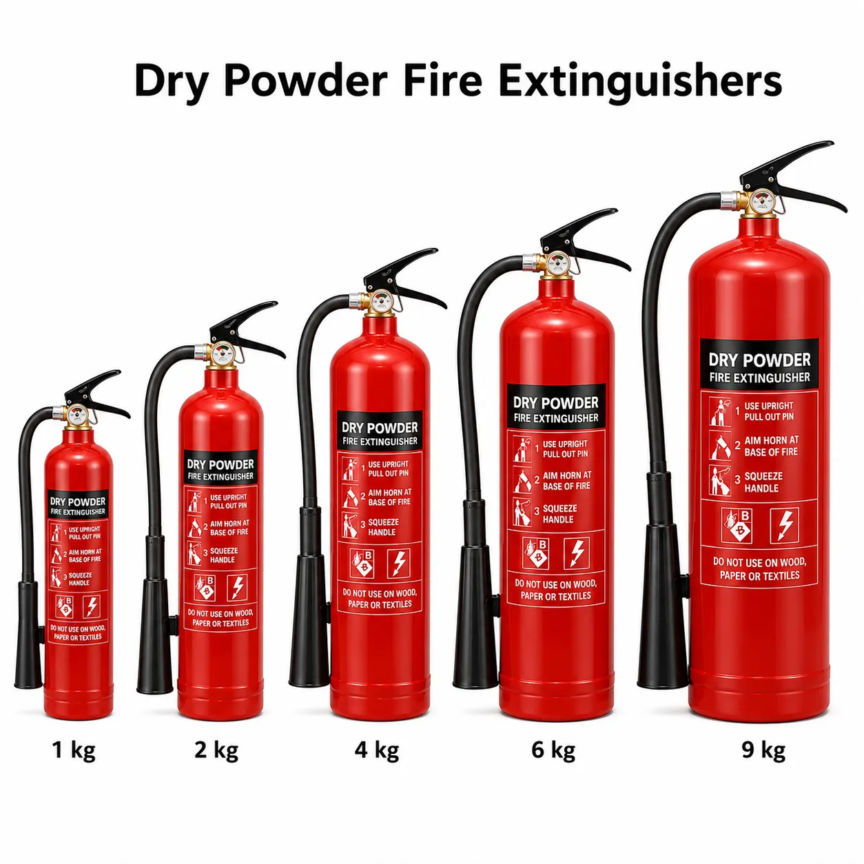 Dry Powder Fire Extinguishers – 1 kg, 2 kg, 4 kg, 6 kg and 9 kg in Kenya - Reenka Safety