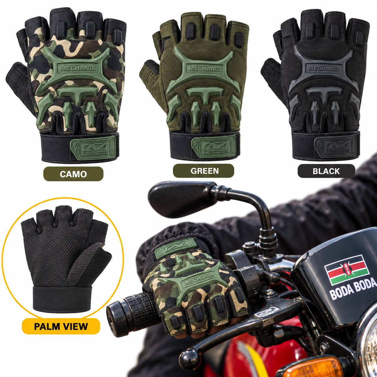 Half Finger Gloves - Light Duty