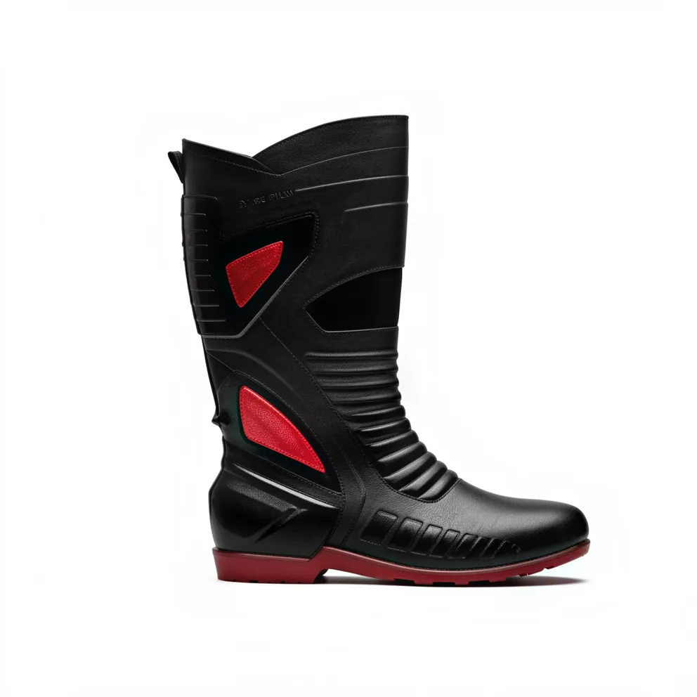 Rider Gumboots Black and Red ACE in Kenya - Reenka Safety
