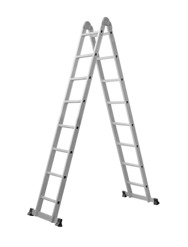 2 x 8 Step Dual-Fold Ladder in Kenya - Reenka Safety