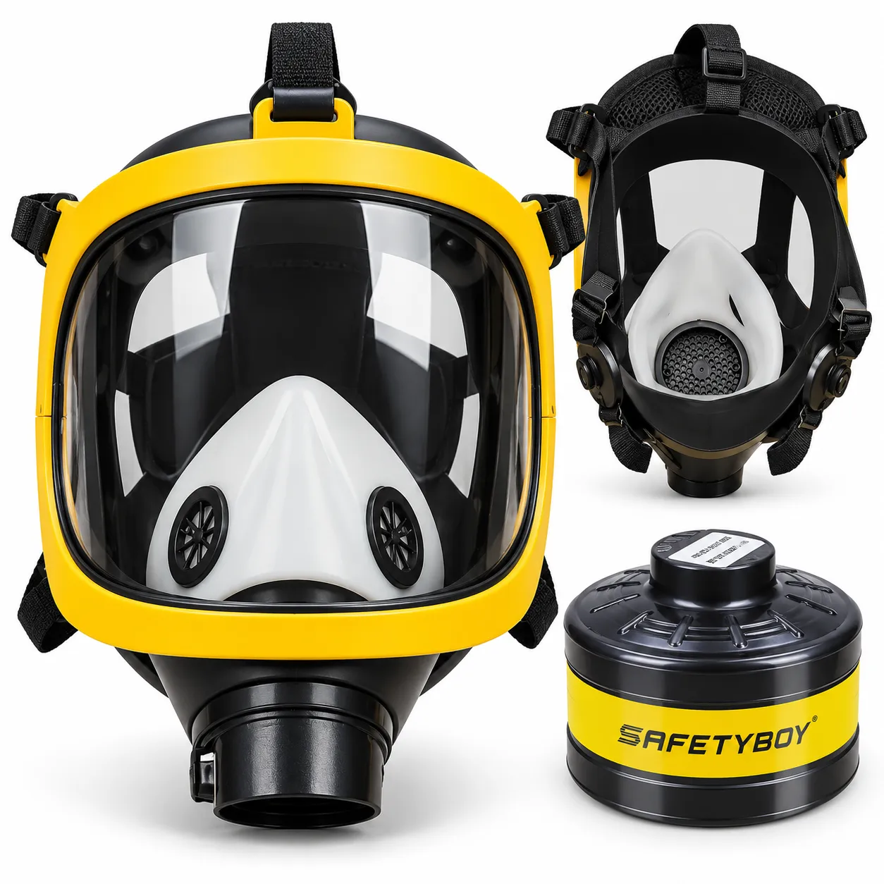 Safety Boy Full Face Mask with Replaceable Cartridge S6700