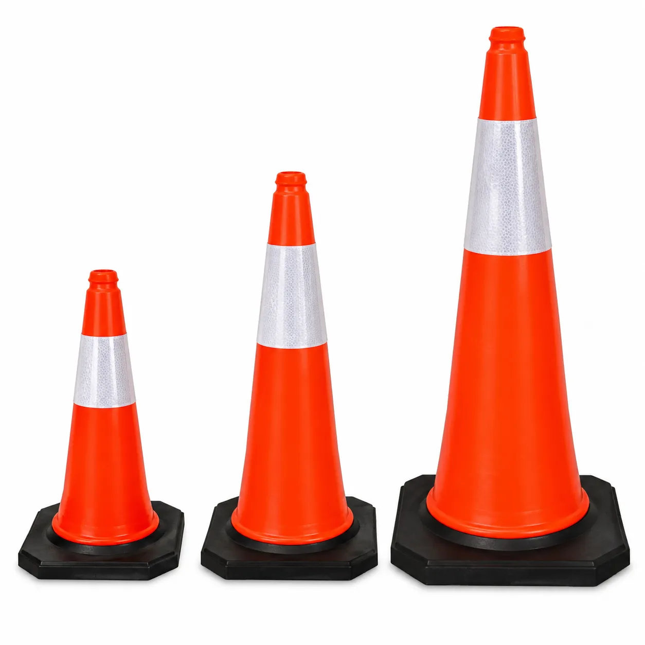 Reflective Road Cones – 50 cm, 75 cm and 100 cm in Kenya - Reenka Safety