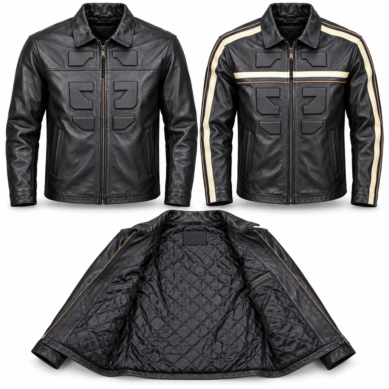 Leather Motorbike Jacket - EX UK