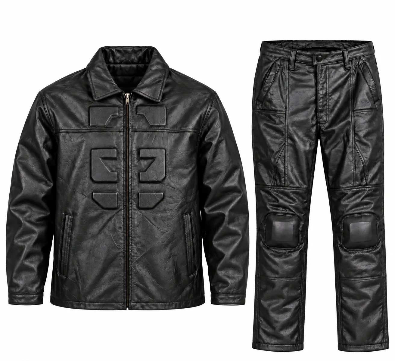 2 Piece Leather Motorbike Suit - EX UK