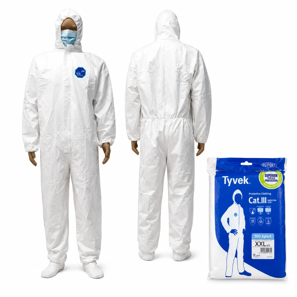 Tyvek 500 Xpert Disposable Coverall in Kenya - Reenka Safety