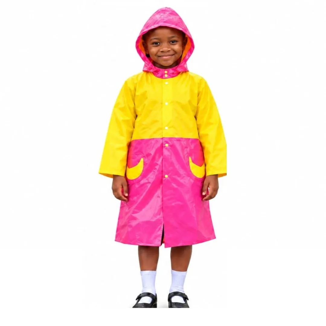 Multi-colour Kids Rain Coat