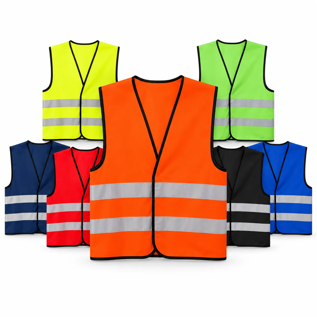 Heavy Duty Reflector Vest – Non-Zip