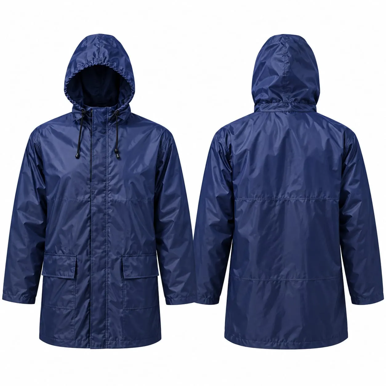 Navy Blue Light Duty Reflective Jacket