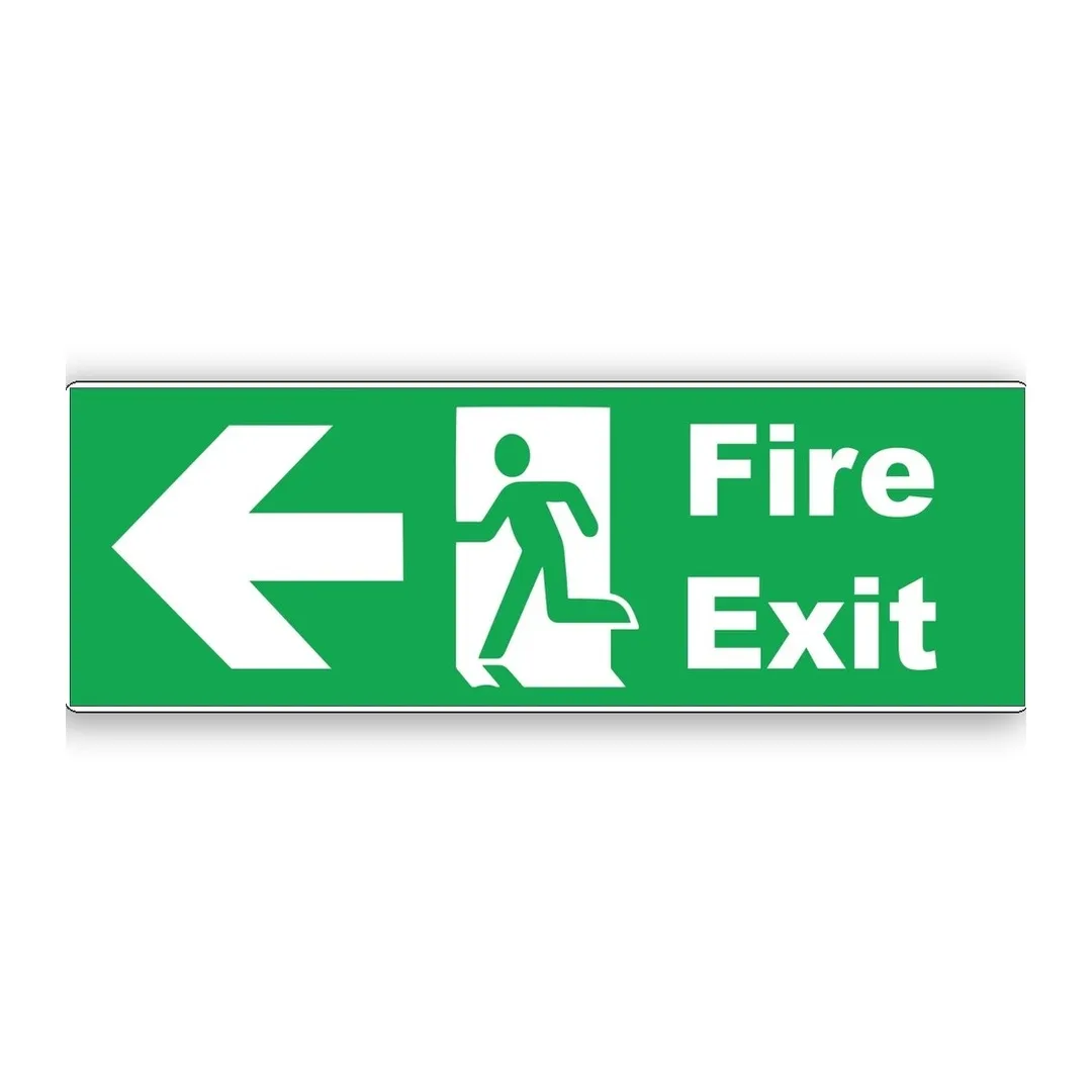 Fire Exit Left Sign